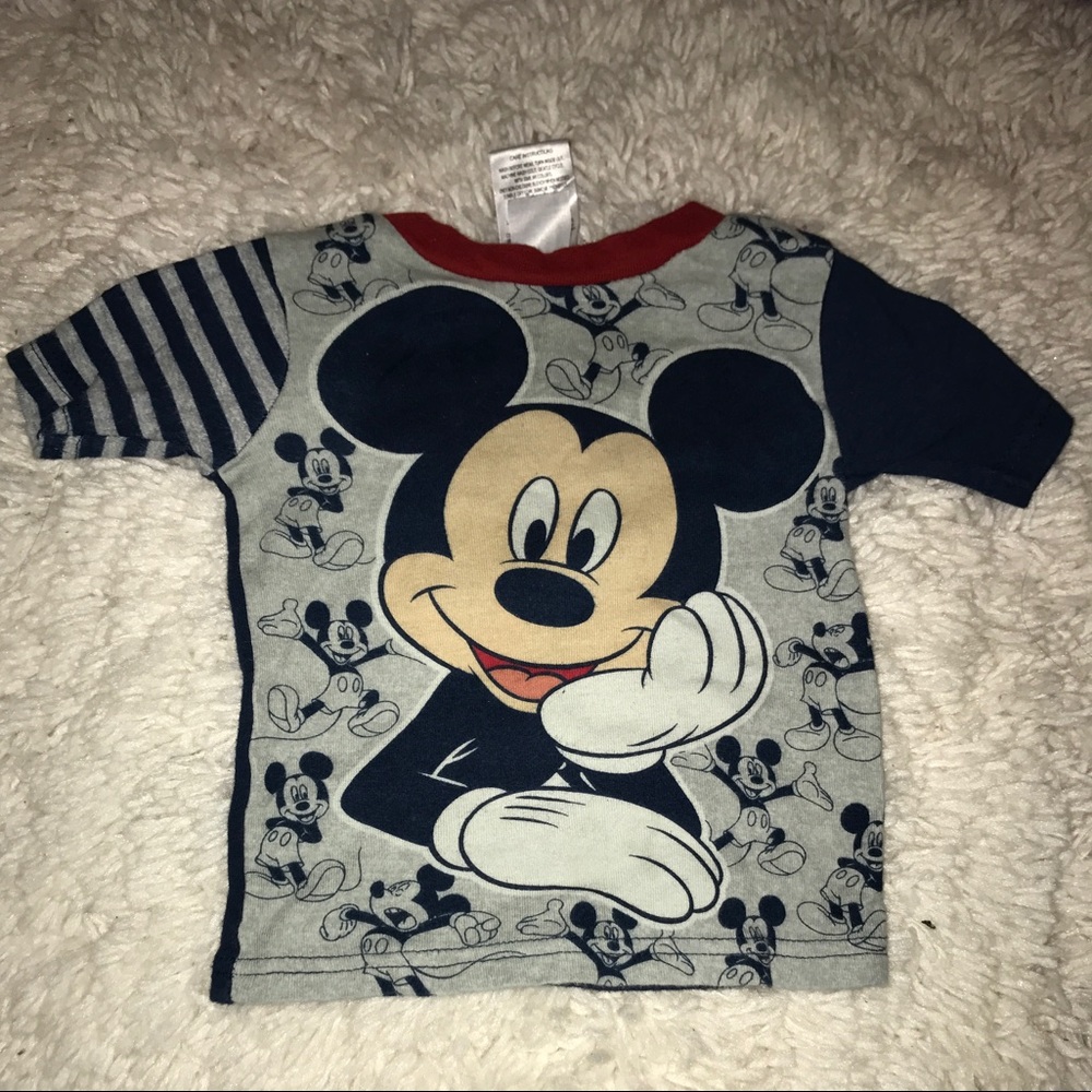 Disney Mickey Mouse 18M pajama Shirt
